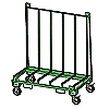 L frame rack / trolley KT-GPC
