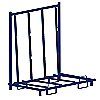 L frame glass rack KT-LGR