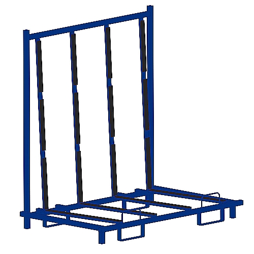 L frame glass rack KT-LGR