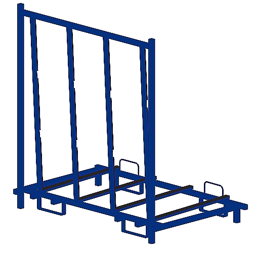 L frame glass rack KT-LGR -0