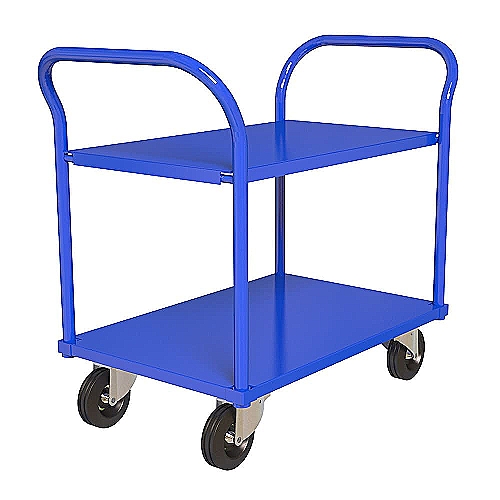 Open trolley with two shelves -0