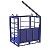 Liftable forklift gas cylinder pallet KT-CSS8 KT-CSS12