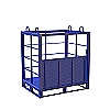 Liftable forklift gas cylinder pallet KT-CSS8 KT-CSS12